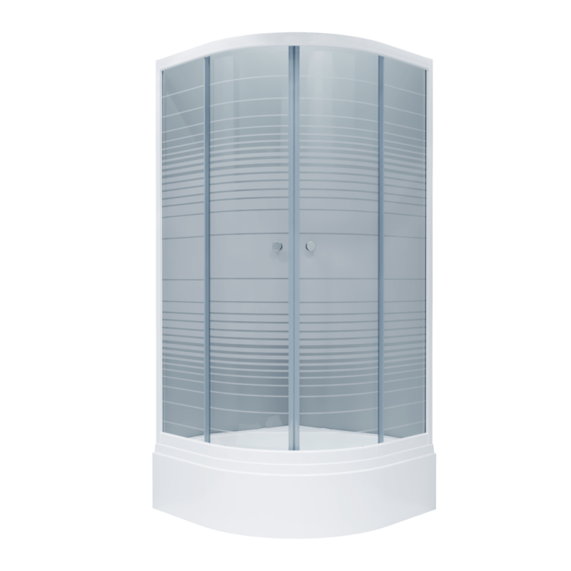 Душевой уголок Triton Полосы В1 100x100 с поддоном (000000223)